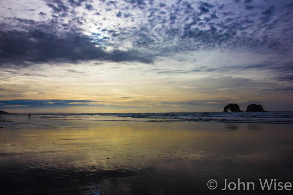 Twin Rocks offshore on the Oregon Coast