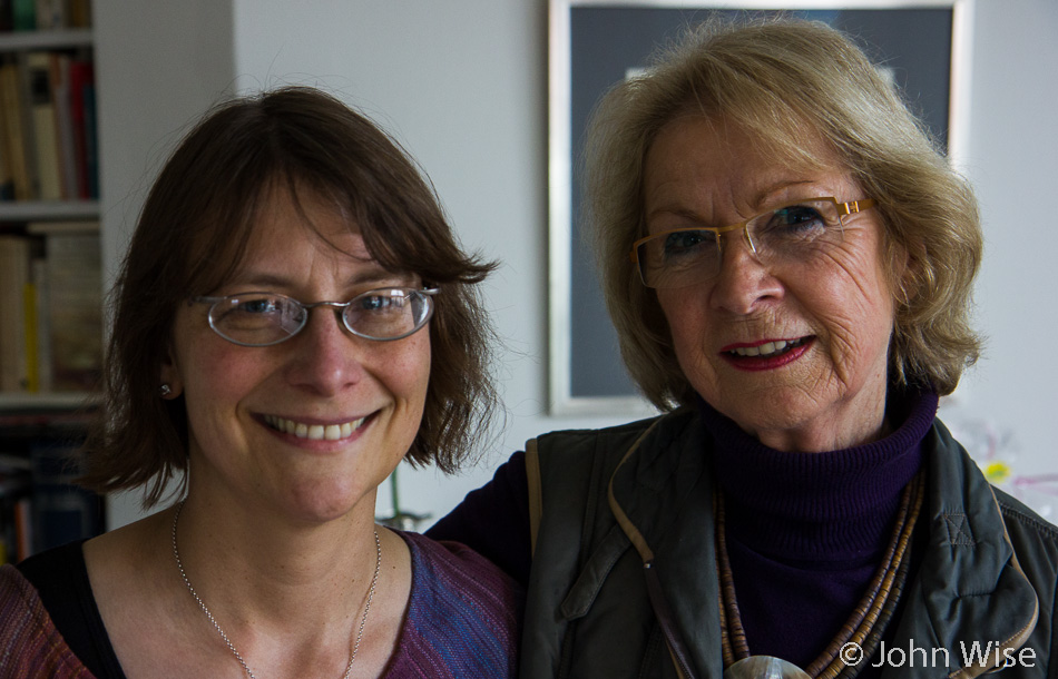 Caroline Wise and Helga Hennemann in Bad Soden, Germany