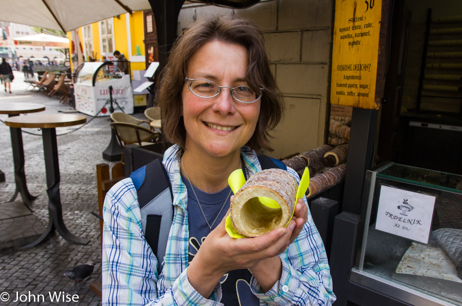 Caroline Wise in Prague, Czechia