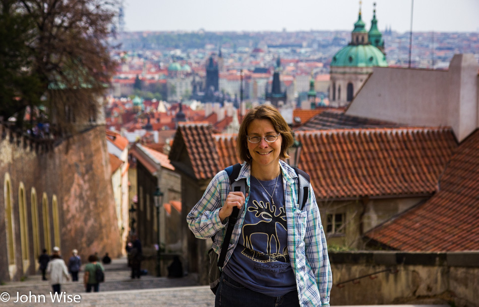 Caroline Wise in Prague, Czechia