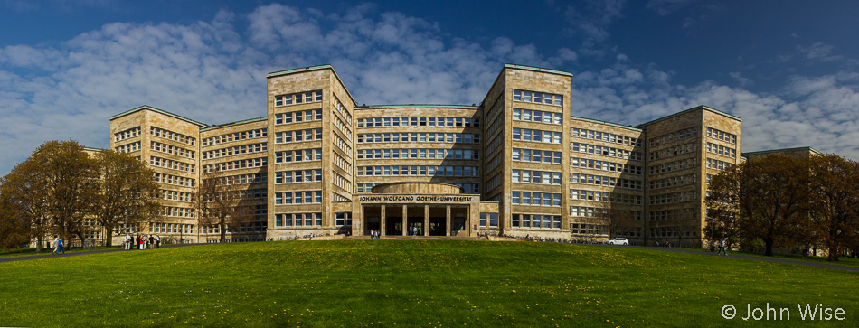 The former IG Farben / Abrams Complex buildings now the Johann Wolfgang Goethe University in Frankfurt, Germany