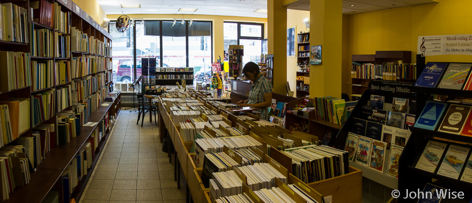 Musikalien Petroll in Frankfurt, Germany - a great place for sheet music.