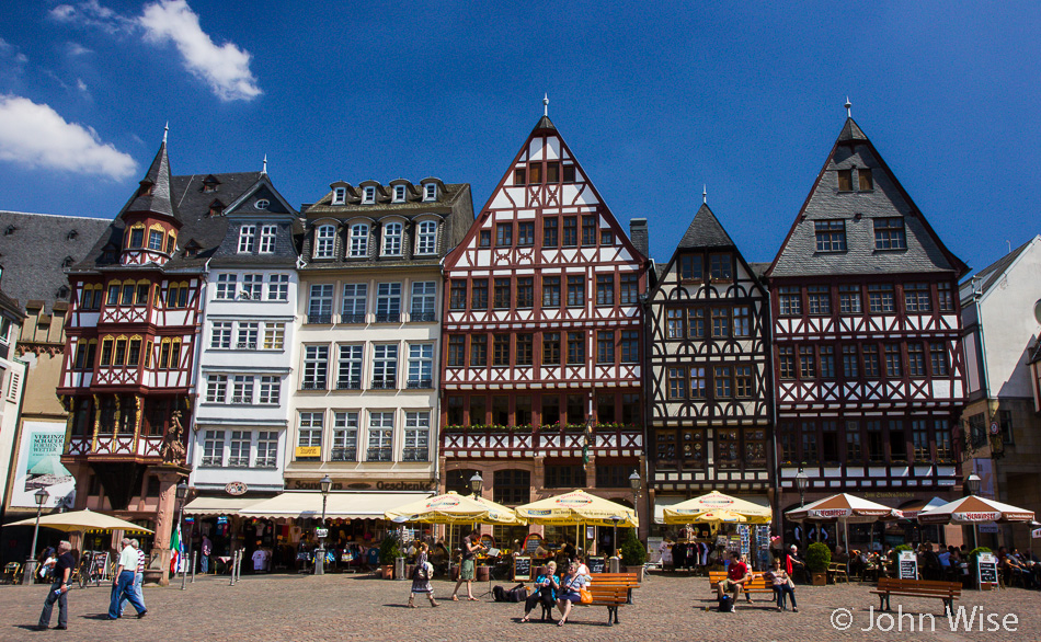 The Römer area of Frankfurt, Germany