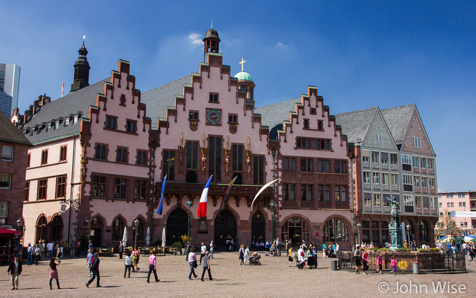 The Römer area of Frankfurt, Germany