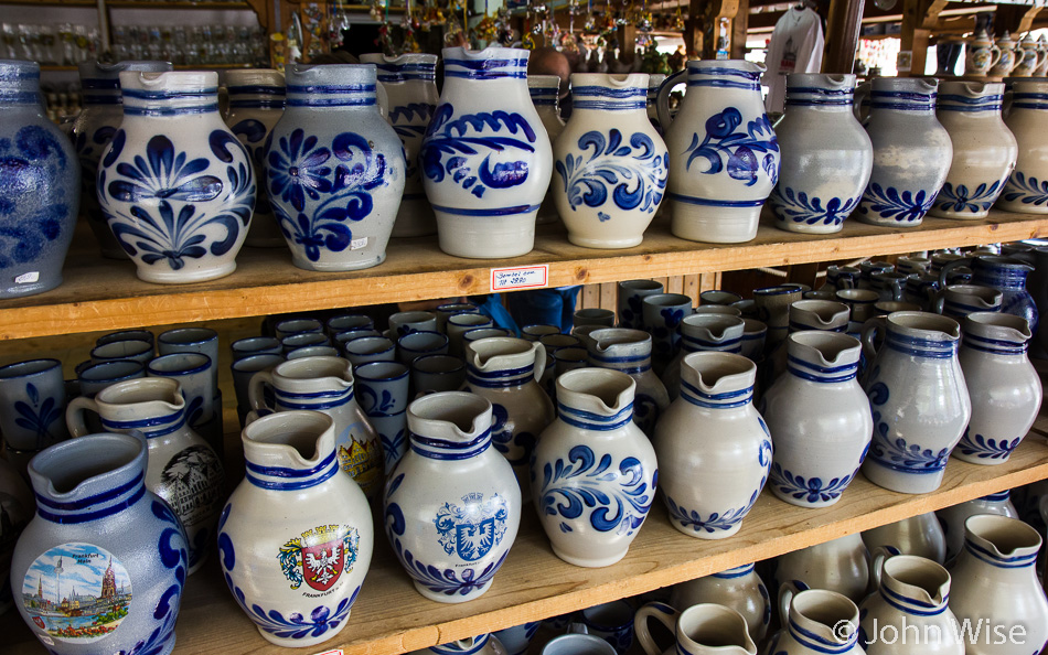 A Bembel (apple wine jug) shop in Frankfurt, Germany