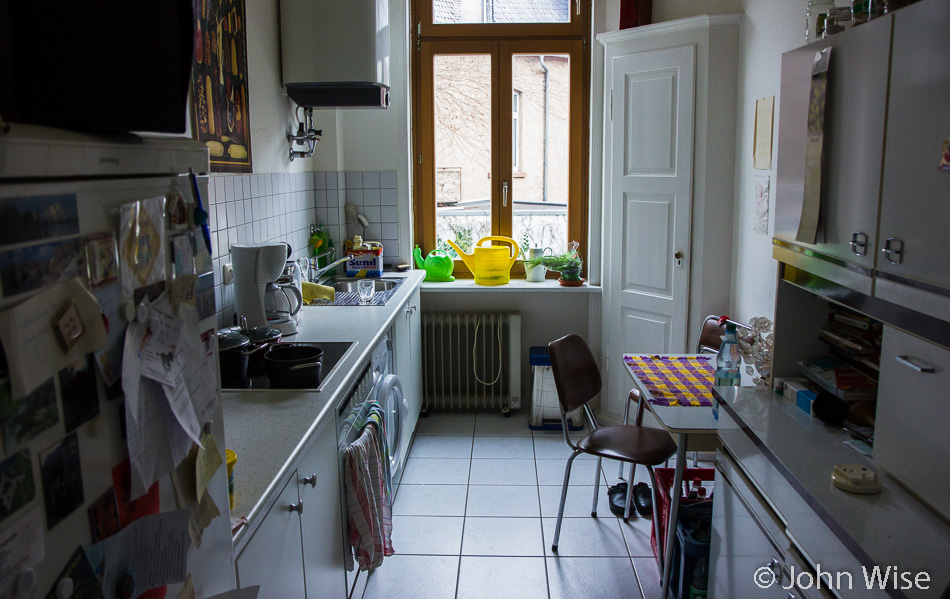 Jutta's kitchen in Frankfurt, Germany