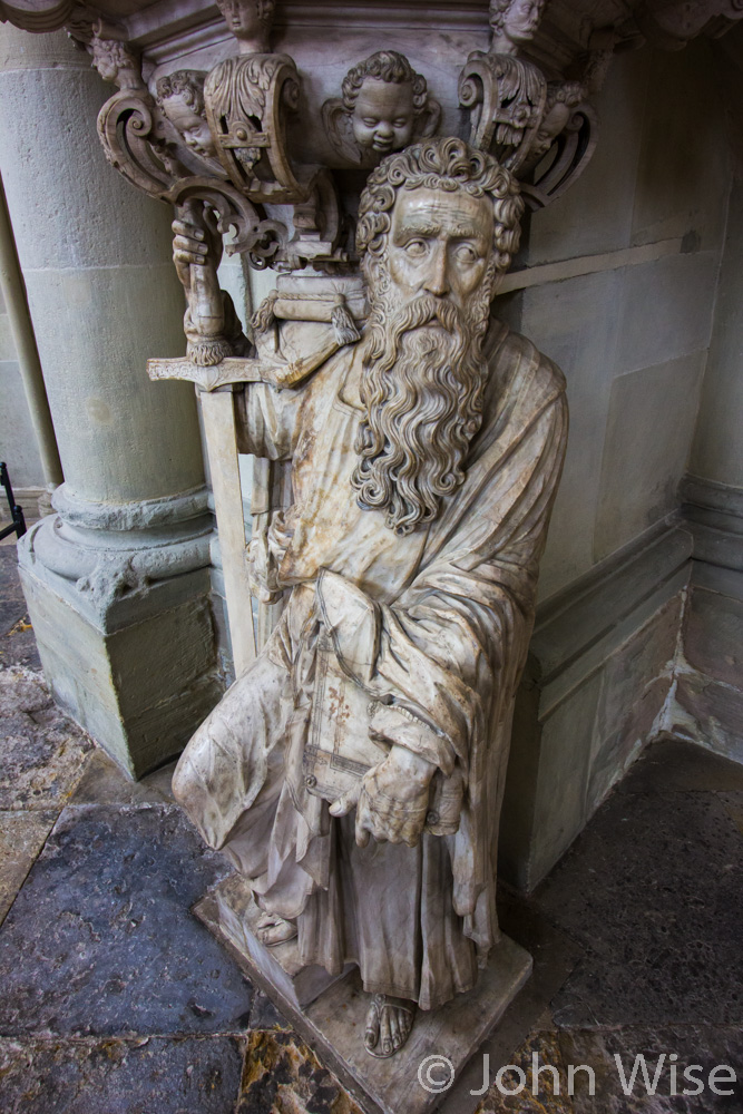 Pulpit detail at the Magdeburg Dom (cathedral) in Germany