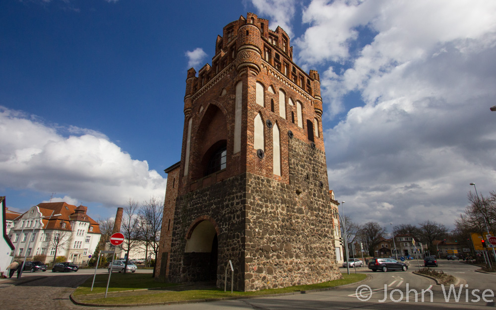 Remnant of an old city gate in Stendal, Germany