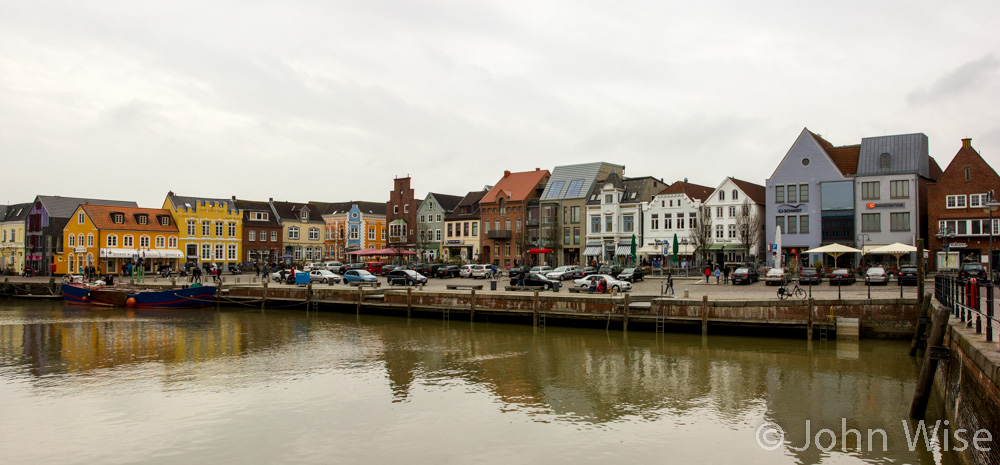 The harbor of Husum, Germany