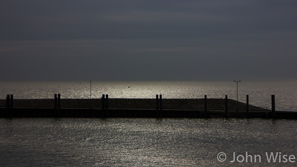Our last glance at the sea in Dagebüll, Germany