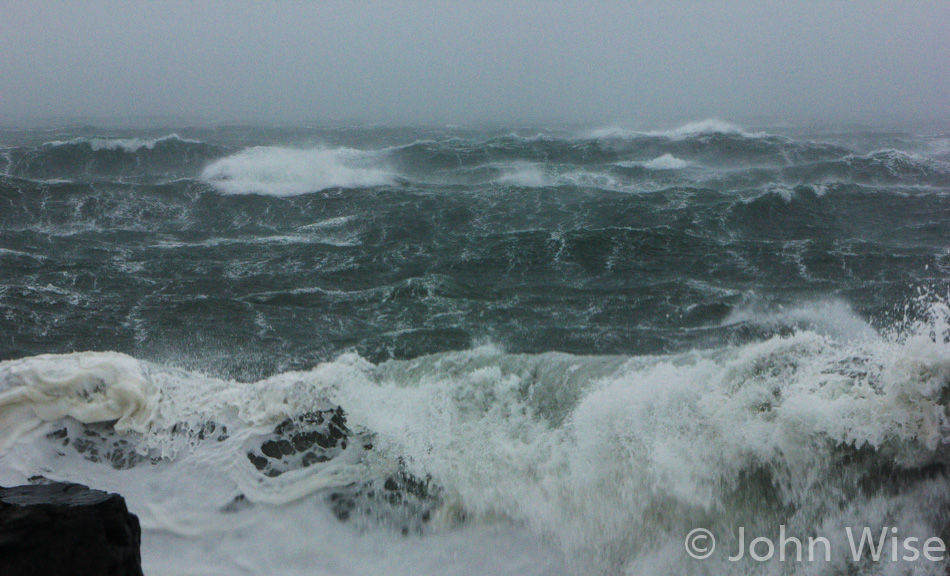 Stormy seas on the Oregon coast