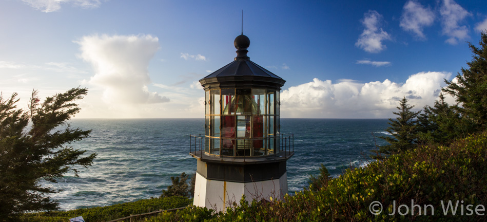Cape Meares Lighthouse on the coast of Oregon