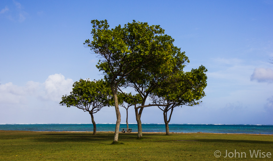 Eastern shore of Oahu, Hawaii