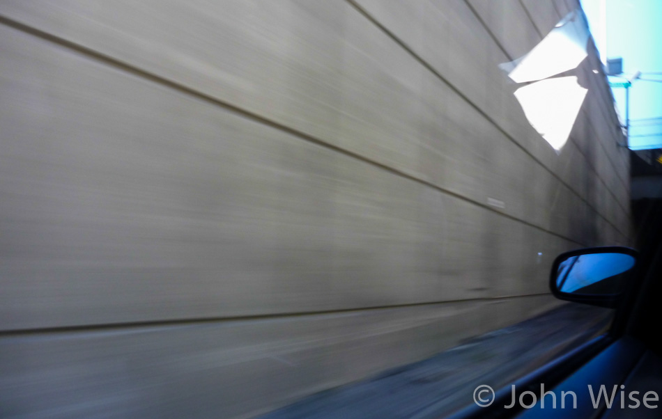 Entering a tunnel in New York City