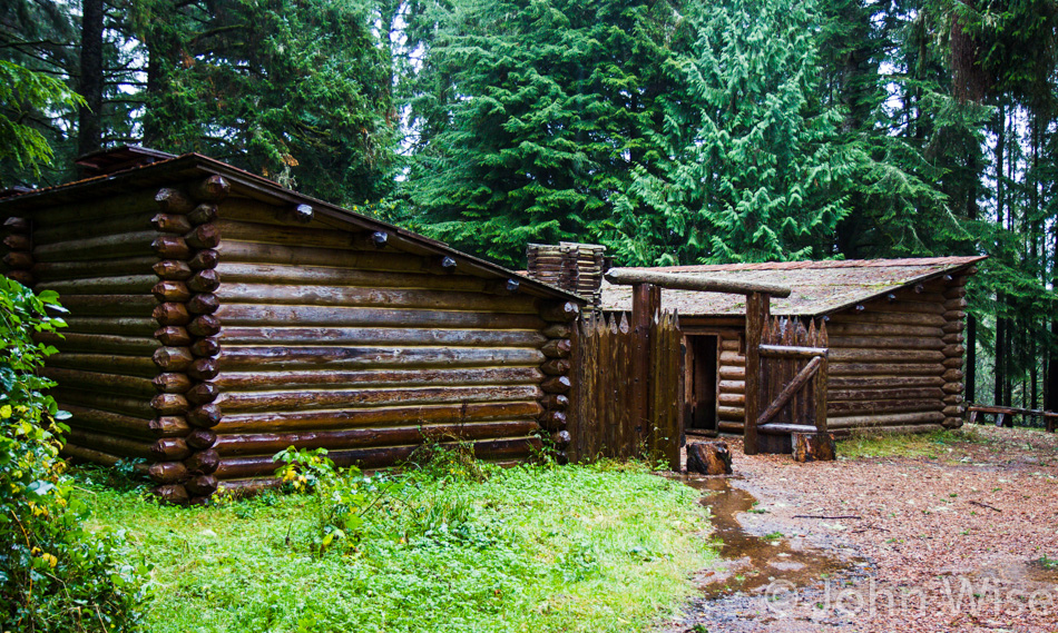 On the grounds at Fort Clatsop in Oregon