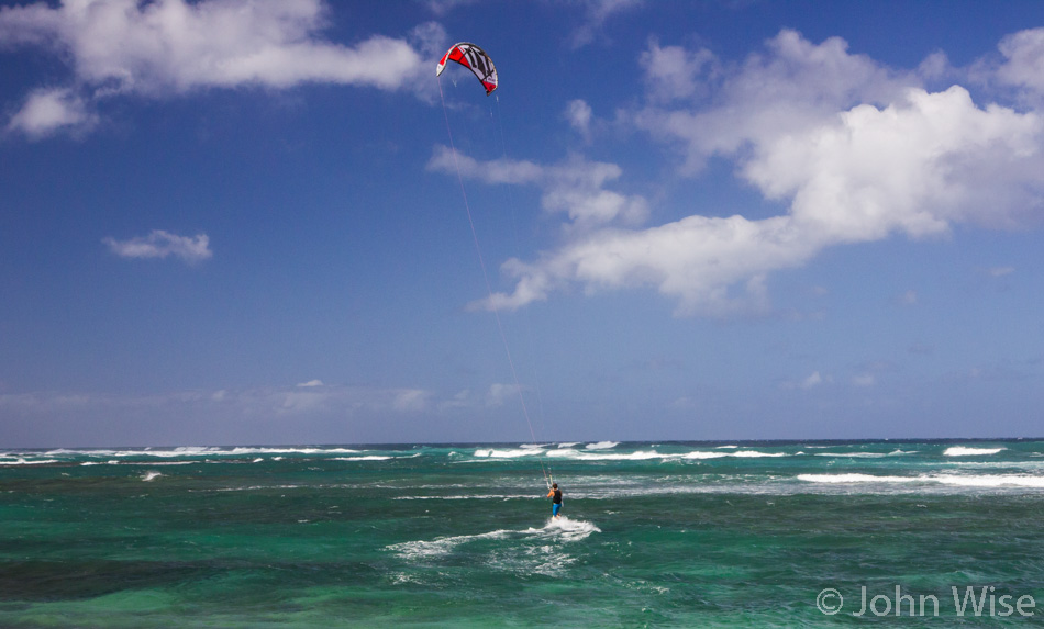 Somewhere on the north shore of Oahu, Hawaii