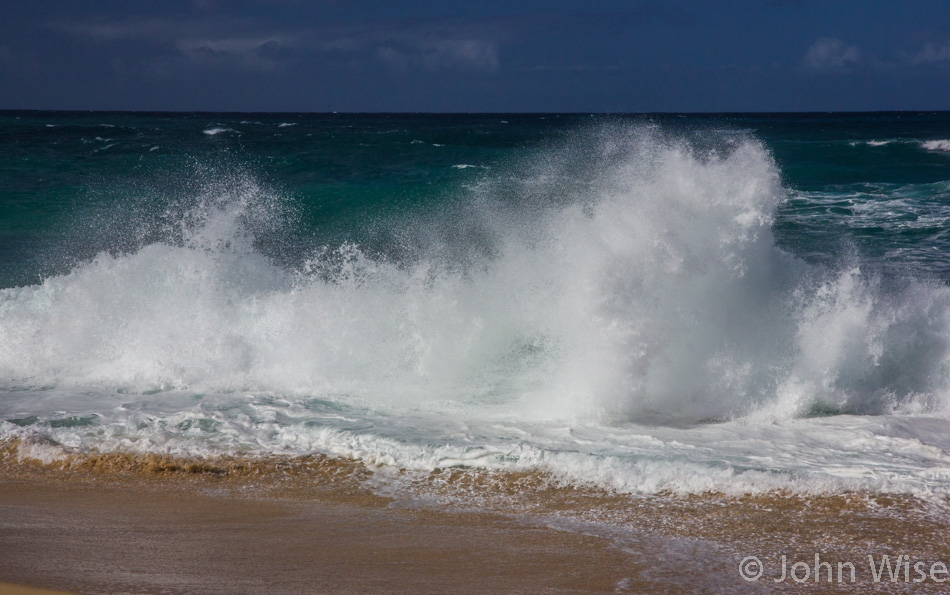 Random beach on the north shore of Oahu, Hawaii