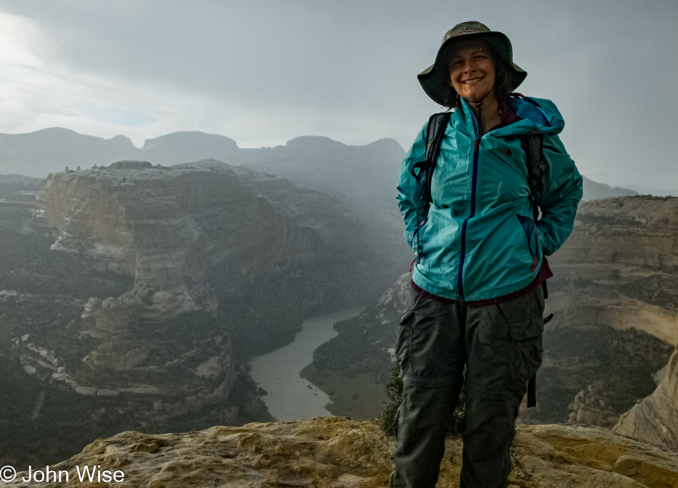 Caroline Wise on the Yampa River in Dinosaur National Monument in Colorado