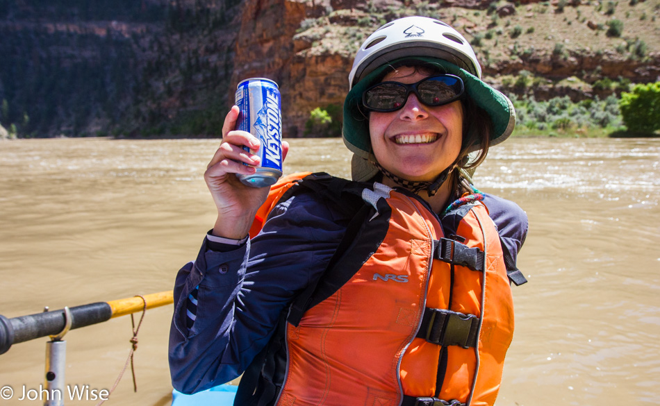 Caroline Wise on the Yampa River