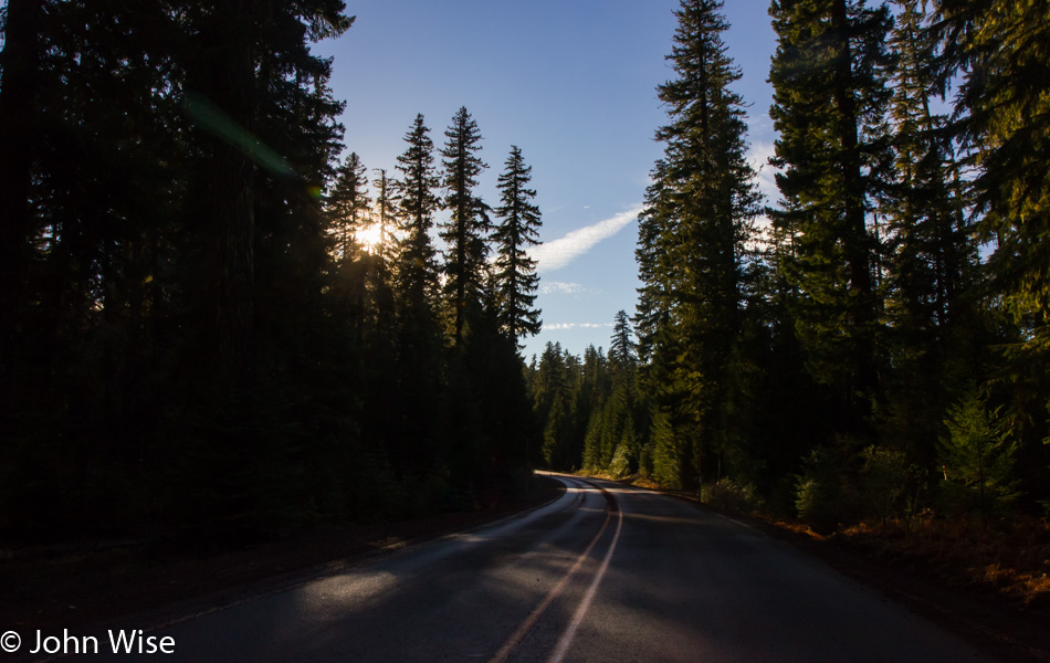 The road to the Oregon coast 
