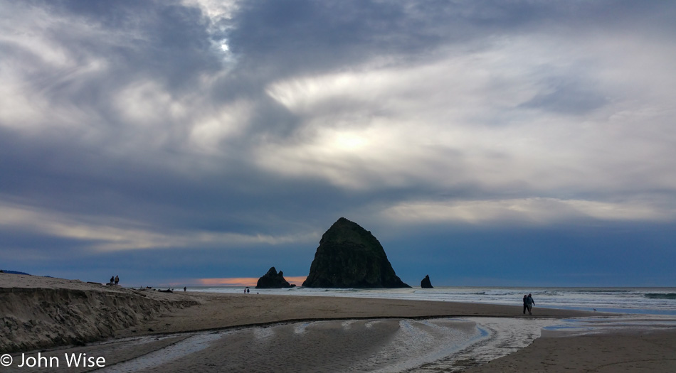 Haystack Rock at Cannon Beach, Oregon