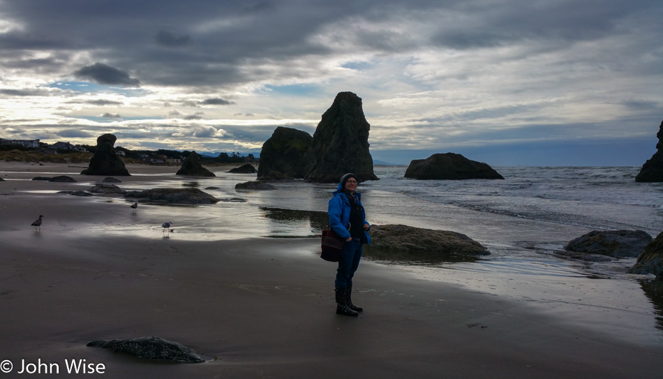 Caroline Wise on the Oregon Coast