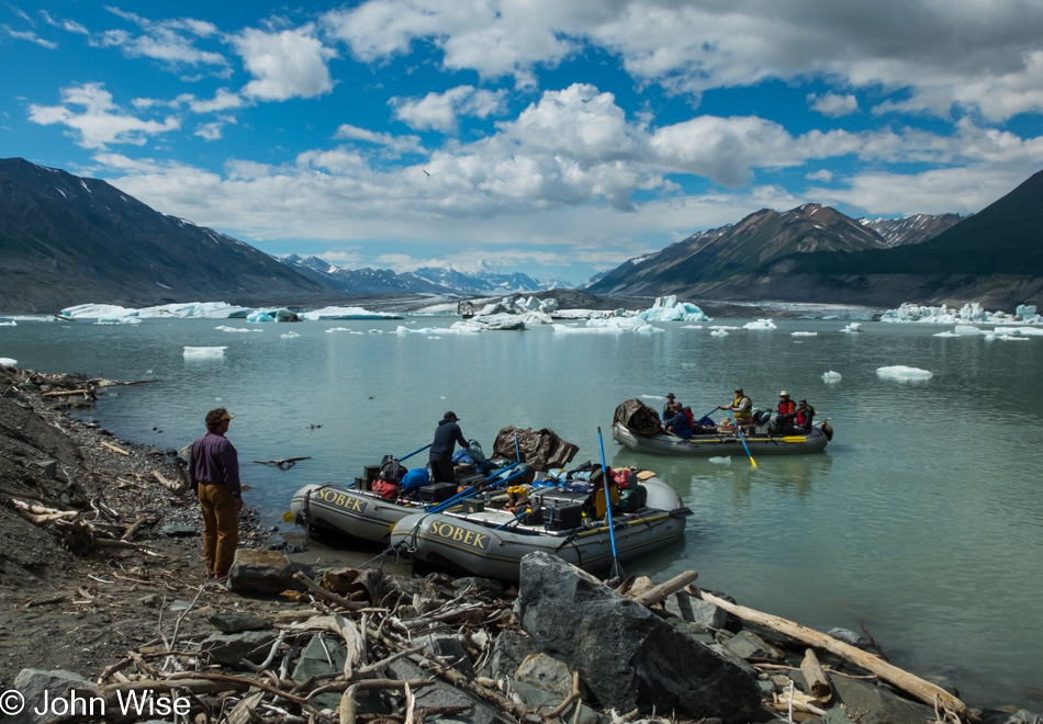 Lowell Glacier in the Yukon, Canada