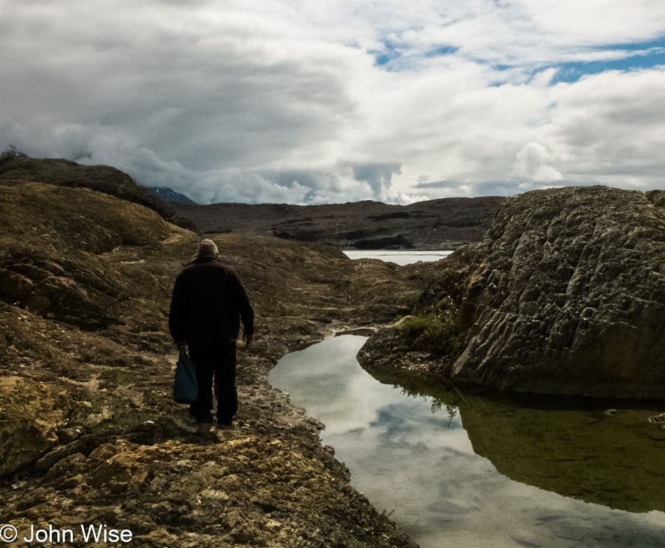 John Wise on the Alsek River in British Columbia, Canada