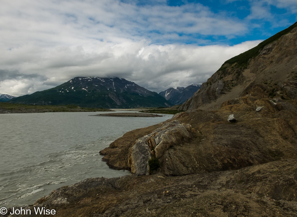 On the trail to the Turnback Canyon Overlook on the Alsek River in British Columbia, Canada