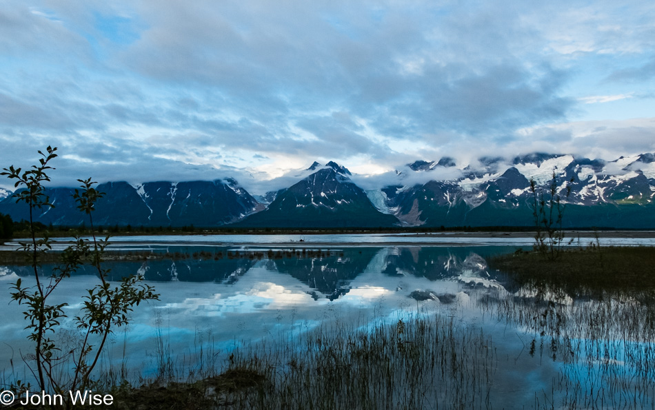 Mountains along the Alsek in British Columbia, Canada