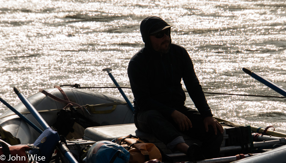 Pauly Borichevsky on the Alsek River in Yukon, Canada