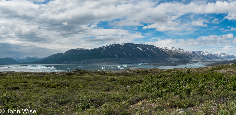 Lowell Glacier in the Yukon, Canada