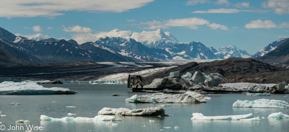 Lowell Glacier in the Yukon, Canada