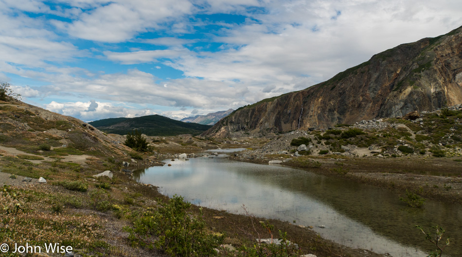 Looking north in Kluane National Park near Lowell Lake Yukon, Canad