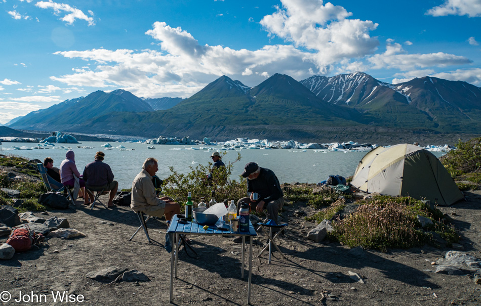 Lowell Glacier in the Yukon, Canada