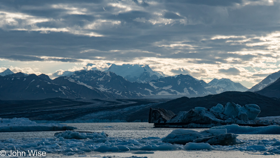 Lowell Glacier in the Yukon, Canada