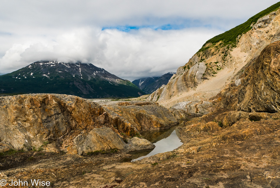 On the trail to the Turnback Canyon Overlook on the Alsek River in British Columbia, Canada
