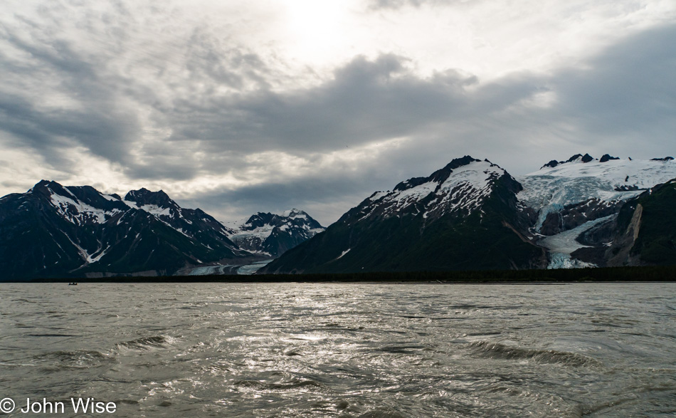 On the Alsek River in Alaska, United States