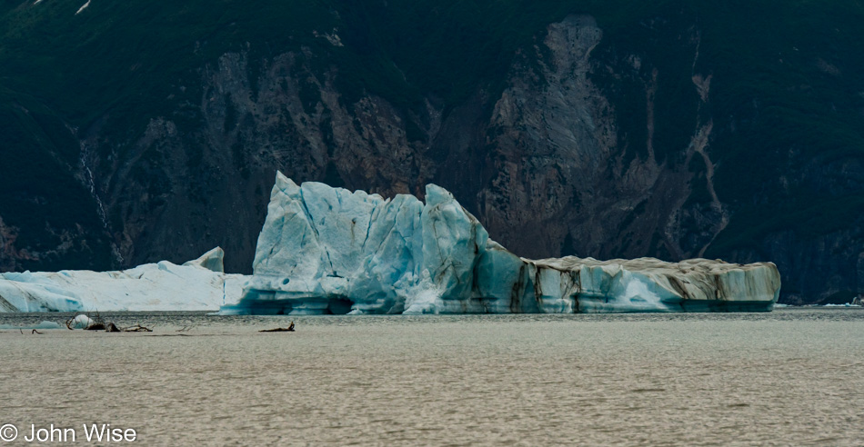 On the Alsek Lake in Alaska, United States