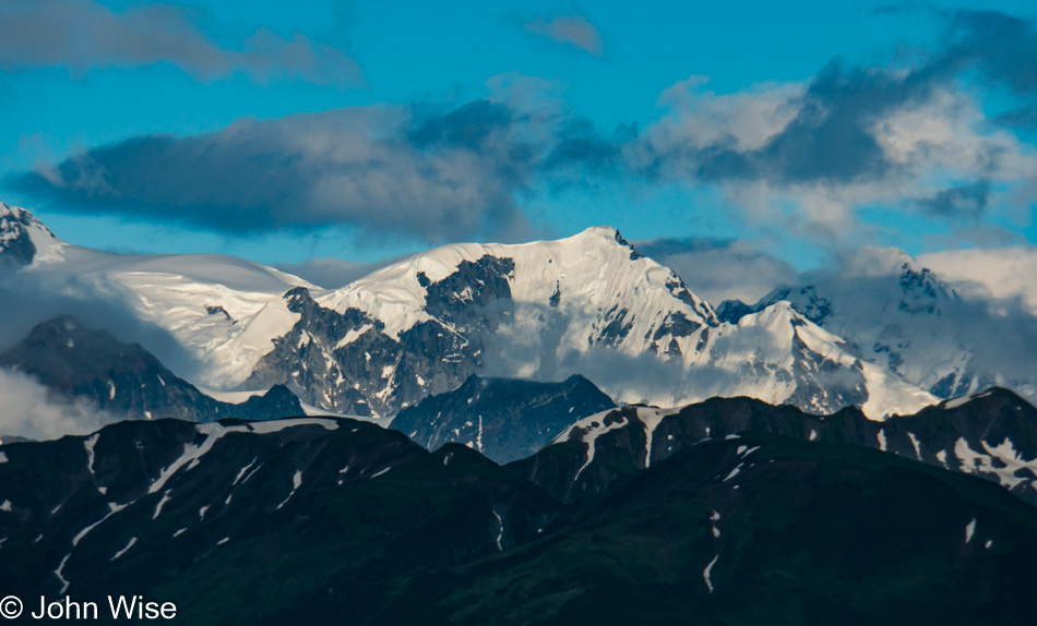 Mountains near Alsek Lake in Alaska, United States