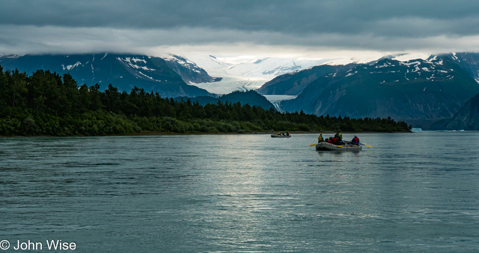 On the Alsek River in Alaska