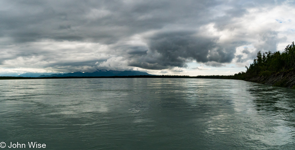 On the Alsek River in Alaska