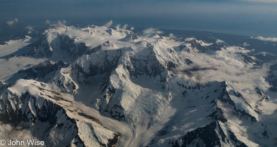 Flight from Yakutat to Anchorage, Alaska