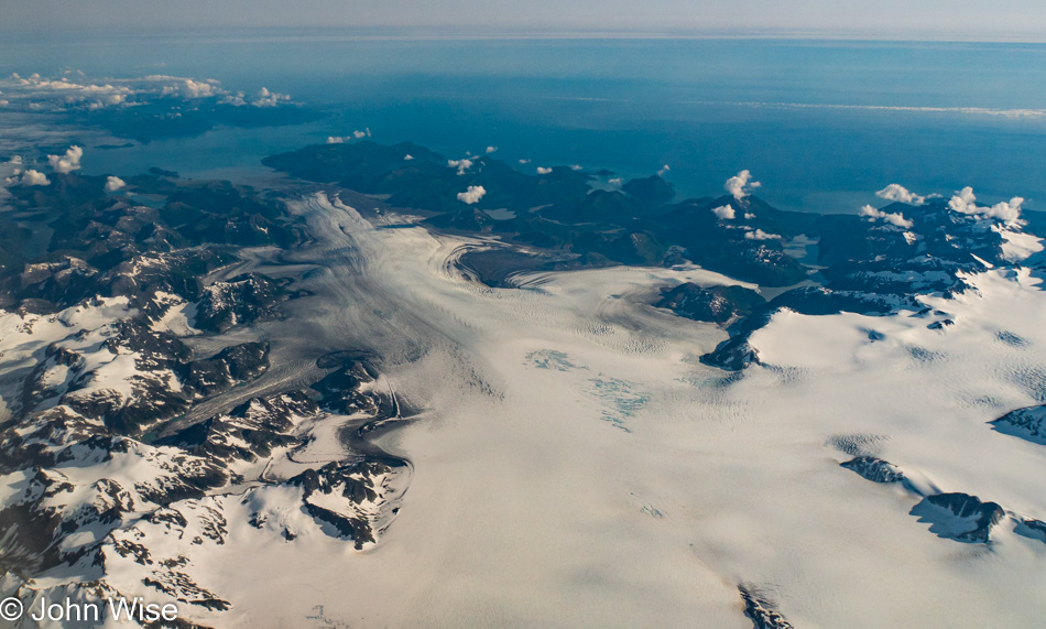 Flight from Yakutat to Anchorage, Alaska