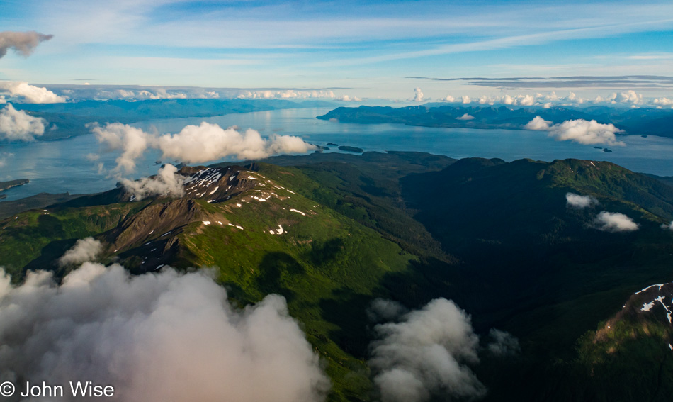 Flight from Yakutat to Anchorage, Alaska