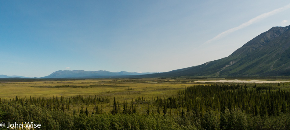 Alsek River Valley in Kluane National Park Yukon, Canada