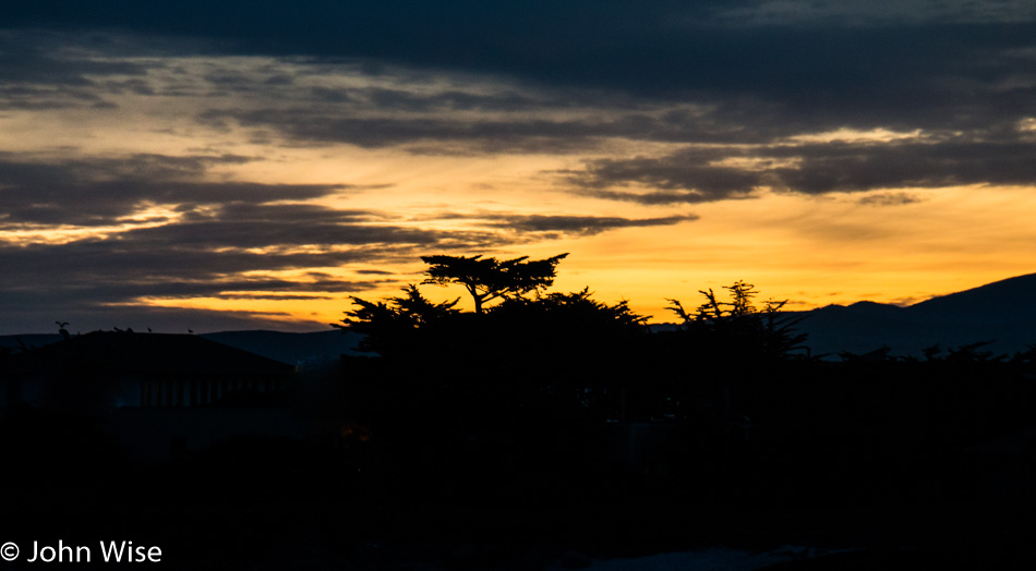 Dawn over Monterey Bay in Pacific Grove, California