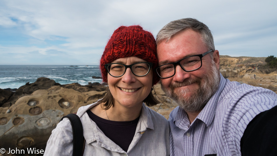 Caroline Wise and John Wise at Point Lobos State Natural Reserve