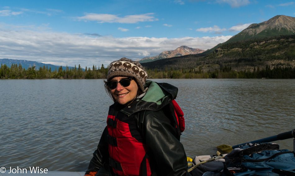 Caroline Wise on the Alsek River in Yukon, Canada