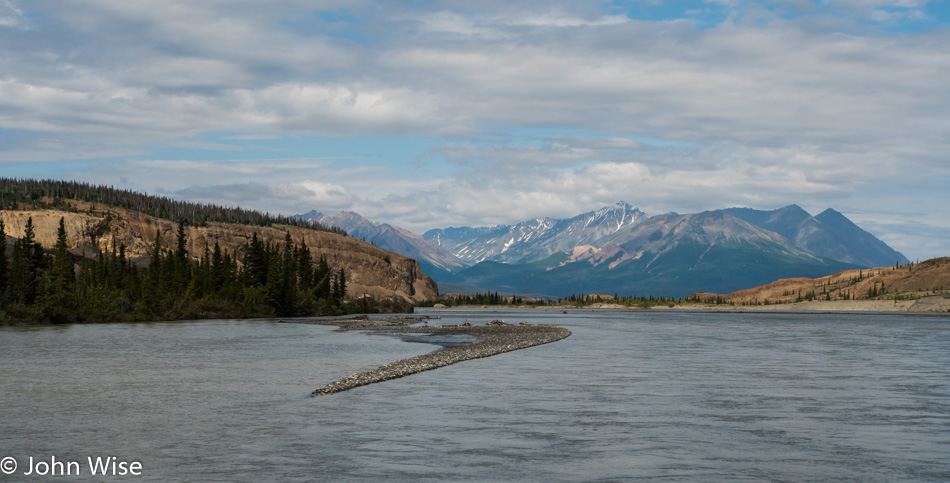 The Alsek River in Yukon, Canada